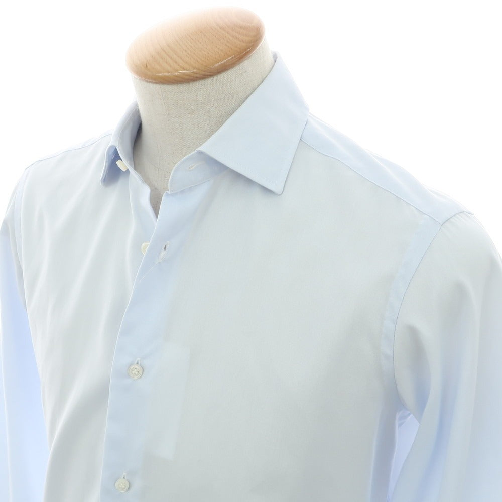 【中古】アルコディオ ARCODIO コットン セミワイドカラー ドレスシャツ ライトブルー【 37 】【 状態ランクC 】【 メンズ 】