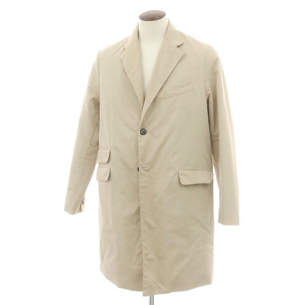 【中古】パルト PALTO コットンナイロン 中綿 チェスターフィールドコート ベージュ【サイズ52】【 状態ランクC 】【 メンズ 】[DPD]
