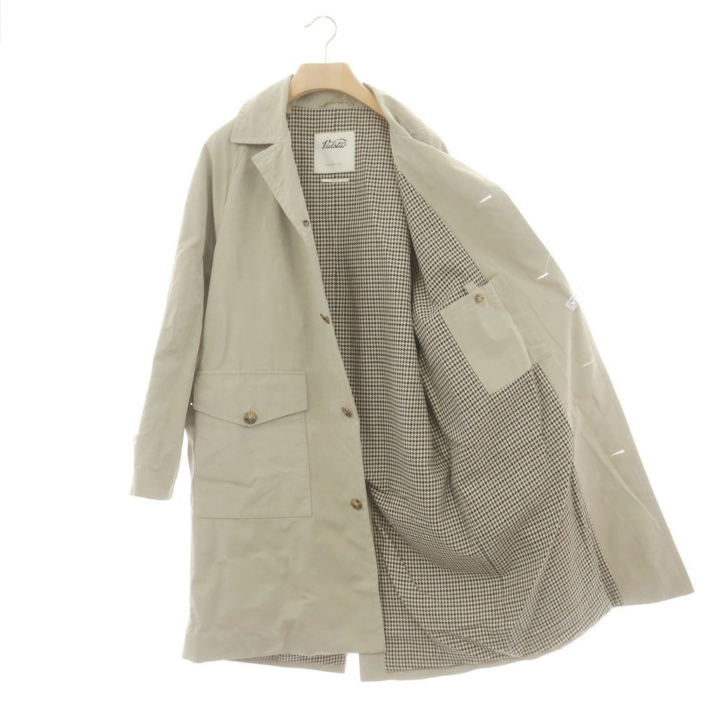 【中古】ヴァルスター Valstar コットンポリエステル トレンチコート ベージュ【 48 】【 状態ランクC 】【 メンズ 】
