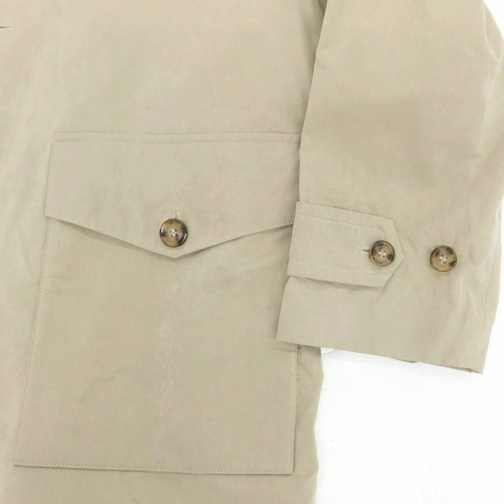 【中古】ヴァルスター Valstar コットンポリエステル トレンチコート ベージュ【 48 】【 状態ランクC 】【 メンズ 】