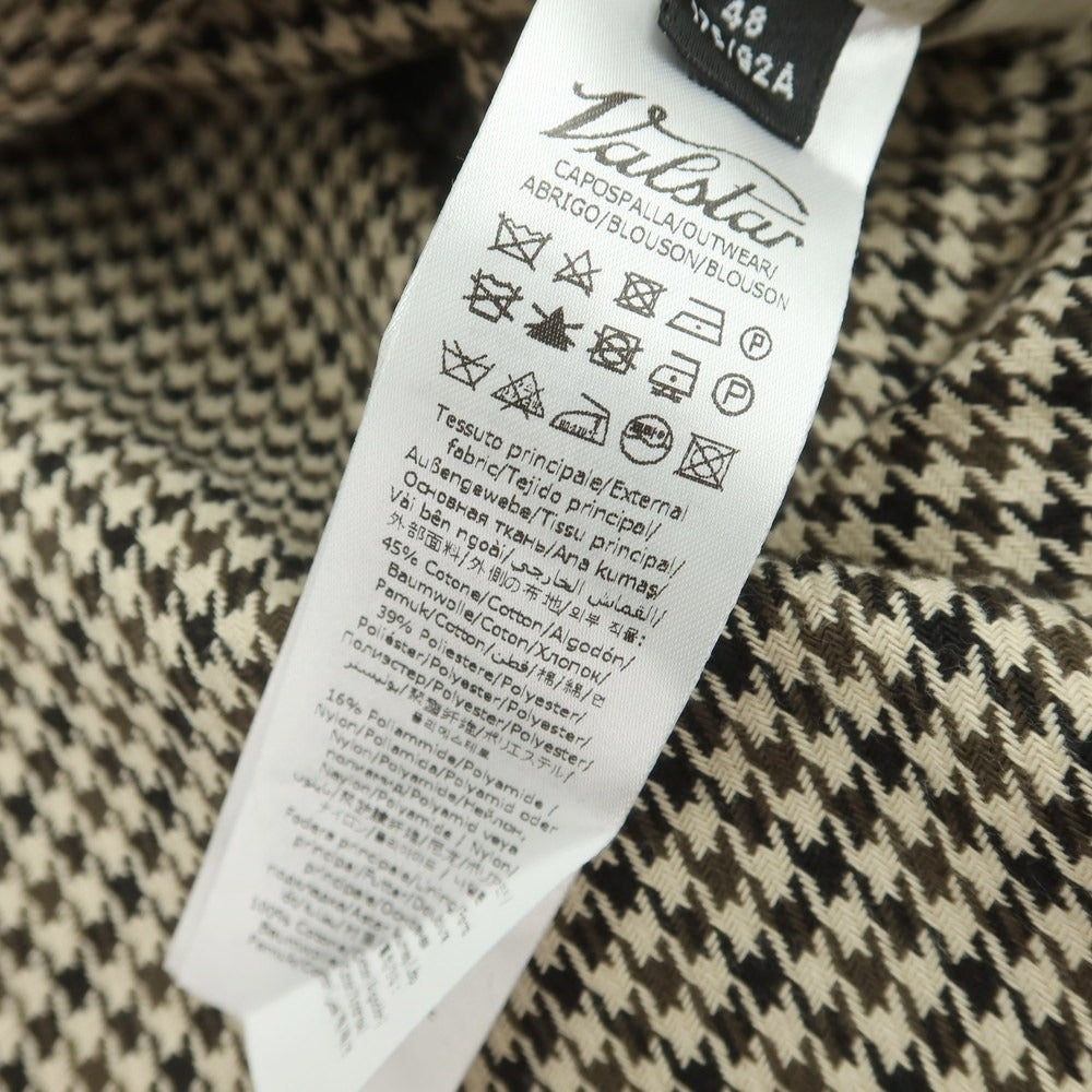 【中古】ヴァルスター Valstar コットンポリエステル トレンチコート ベージュ【 48 】【 状態ランクC 】【 メンズ 】