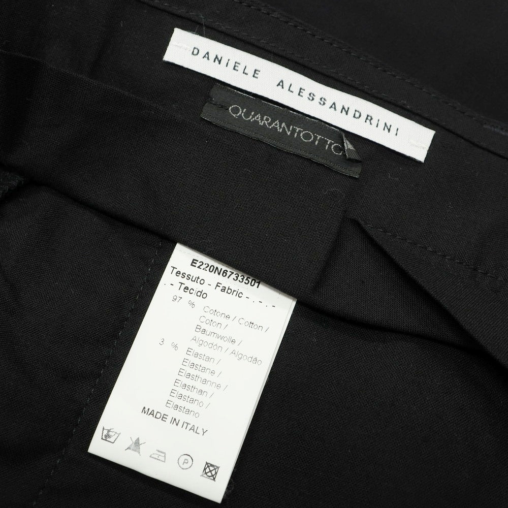 [Used] Daniele Alessandrini DANIELE ALESSANDRINI Stretch Cotton Shorts Black [No size indicated (approximately XL)] [Condition Rank A] [Men&