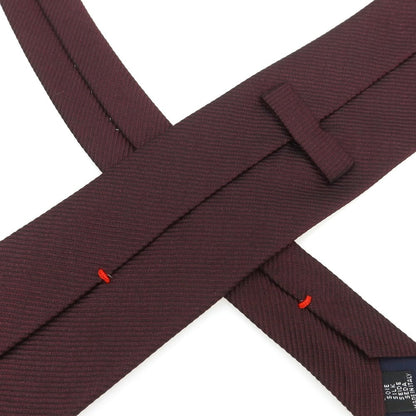 [Used] FIORIO Silk Plain Necktie Bordeaux [Condition Rank C] [Men&