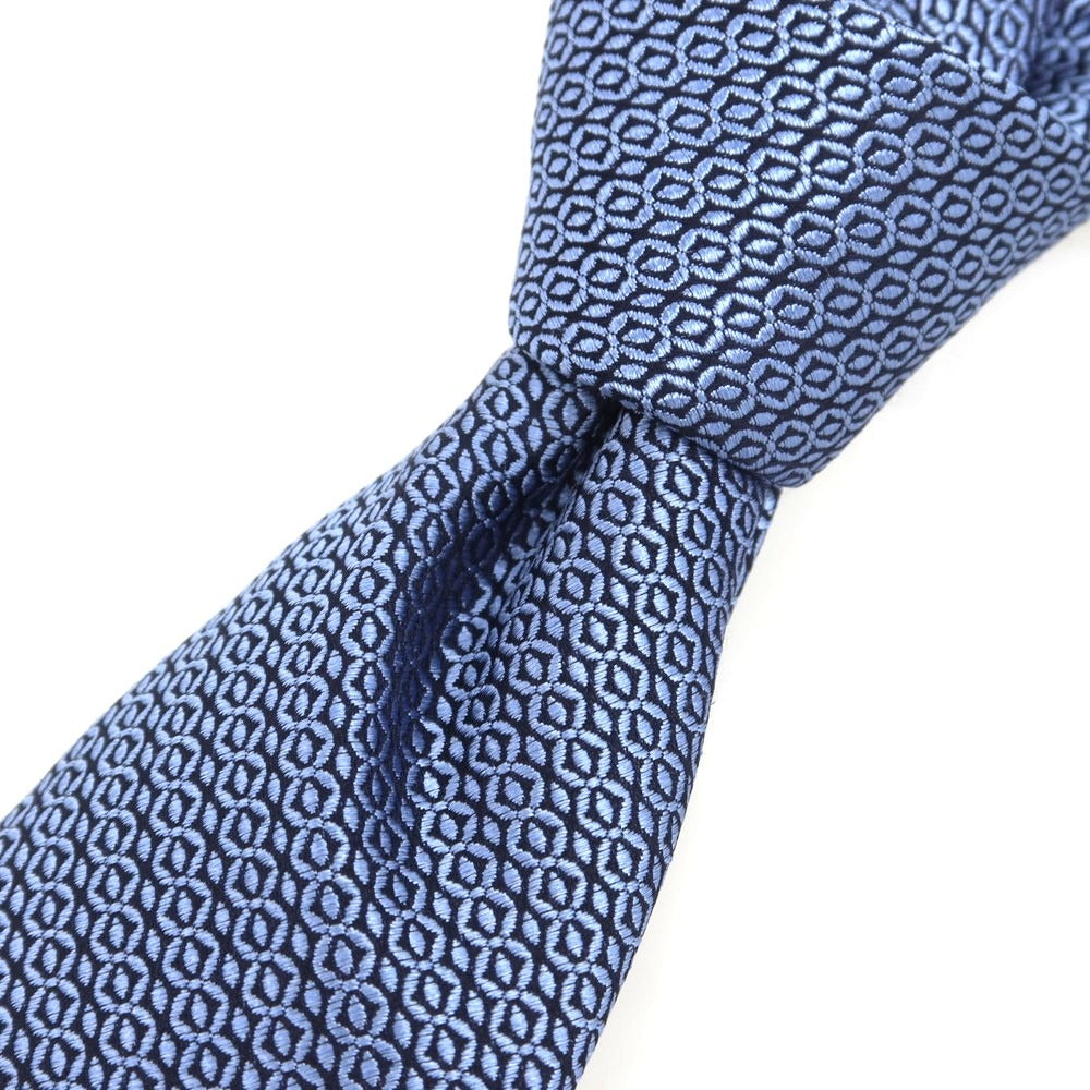 [Used] FIORIO Silk Jacquard Tie Blue [Condition Rank B] [Men&