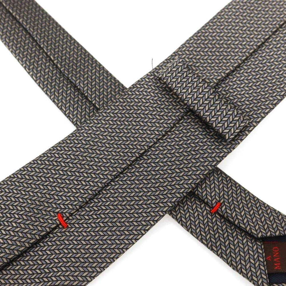 [Used] FIORIO Silk Jacquard Tie Grey [Condition Rank B] [Men&