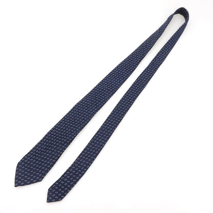 [Used] FIORIO Silk Small Pattern Necktie Navy [Condition Rank B] [Men&