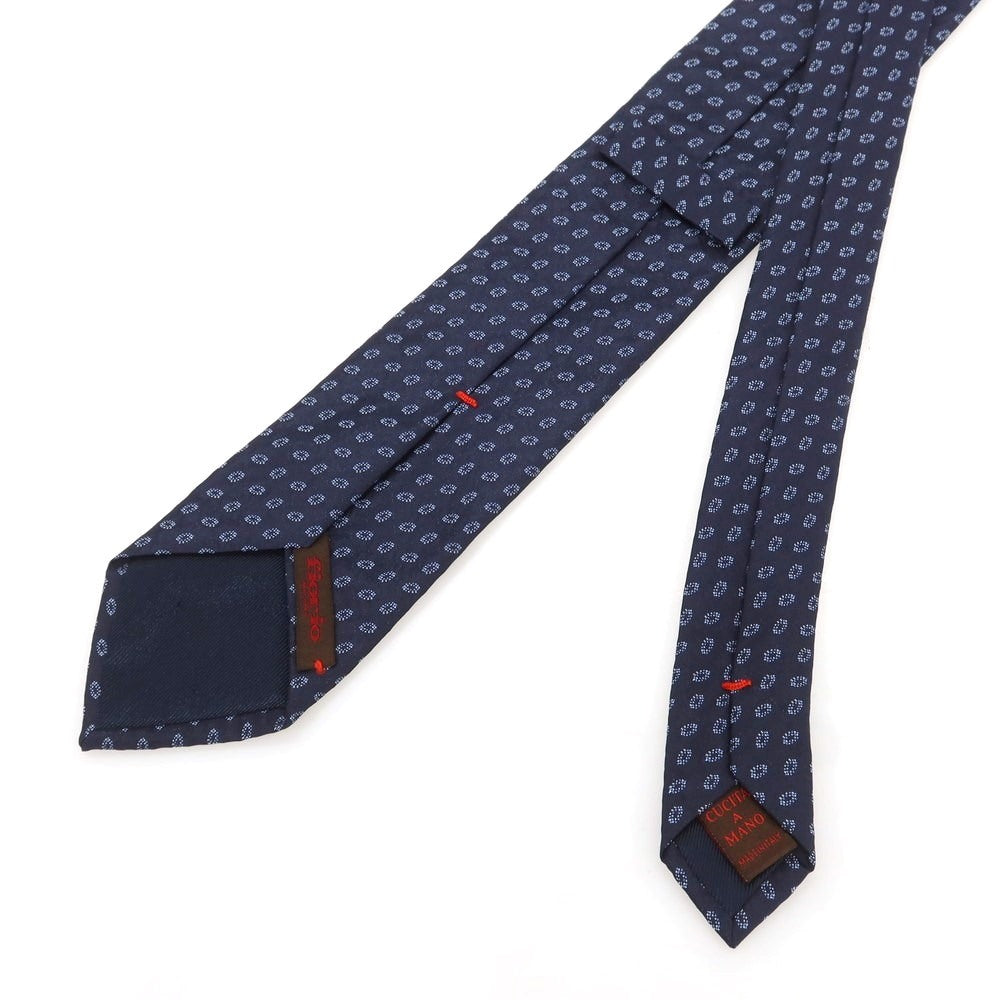 [Used] FIORIO Silk Small Pattern Necktie Navy [Condition Rank B] [Men&