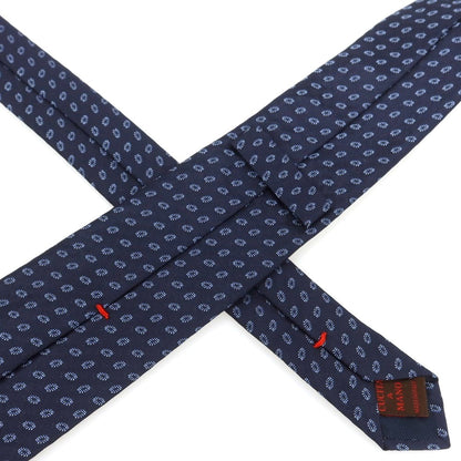 [Used] FIORIO Silk Small Pattern Necktie Navy [Condition Rank B] [Men&
