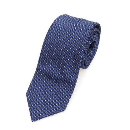 [Used] Altea Silk Cotton Striped Necktie Blue [Condition Rank B] [Men&