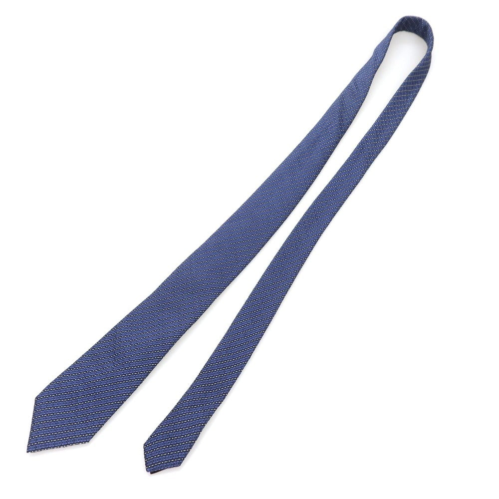 [Used] Altea Silk Cotton Striped Necktie Blue [Condition Rank B] [Men&