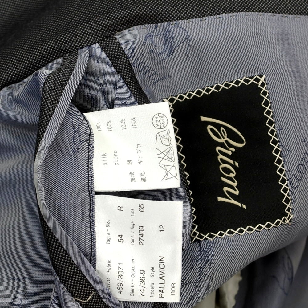 [Used] Brioni Silk Tailored Jacket Grey [54] [Condition Rank B] [Men&