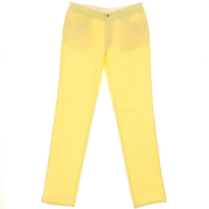 [Used] Brioni Cotton Linen 5 Pocket Pants Yellow [52] [Condition Rank A] [Men&