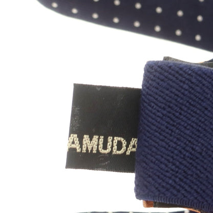 【中古】ラムダ RAMUDA ピンドット柄 サスペンダー ネイビーxホワイト【 状態ランクB 】【 メンズ 】