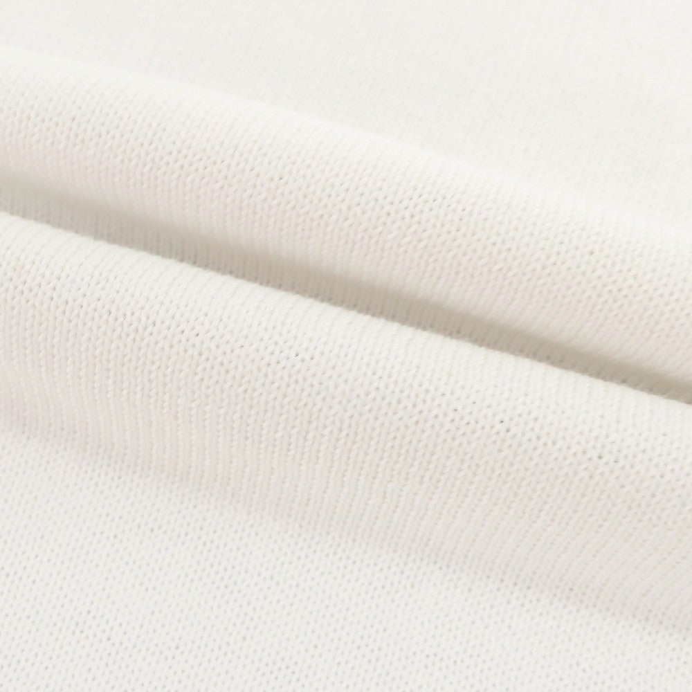 [Used] Buffy High Gauge Cotton Short Sleeve Polo Knit White [46] [Condition Rank C] [Men&