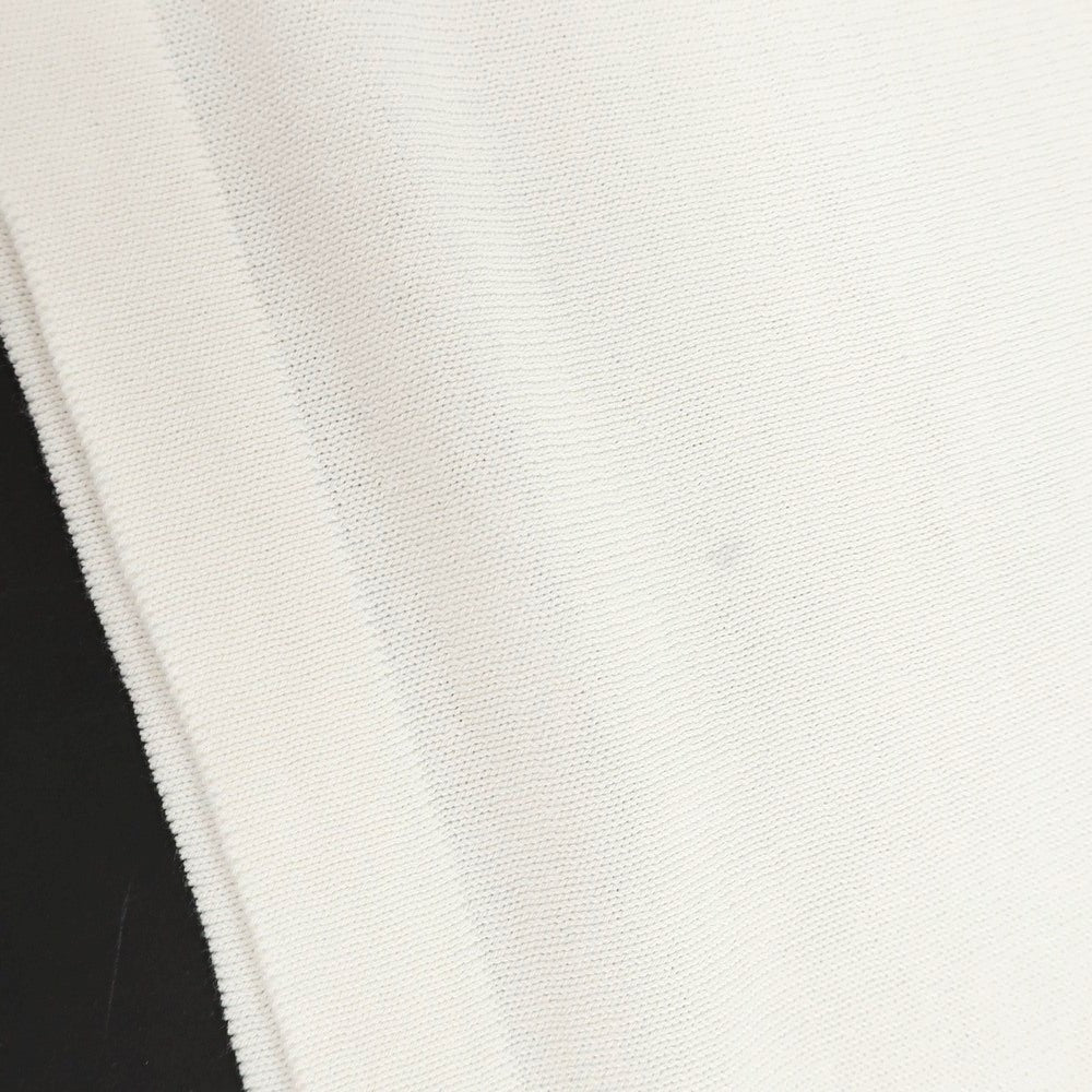 [Used] Buffy High Gauge Cotton Short Sleeve Polo Knit White [46] [Condition Rank C] [Men&