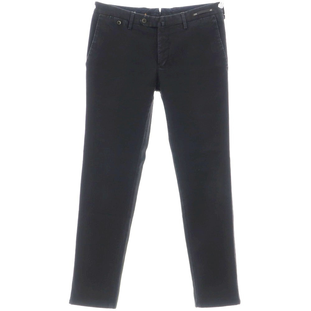 [Used] PT01 FJORD Stretch Cotton Casual Slacks Pants Black [46] [Condition Rank C] [Men&