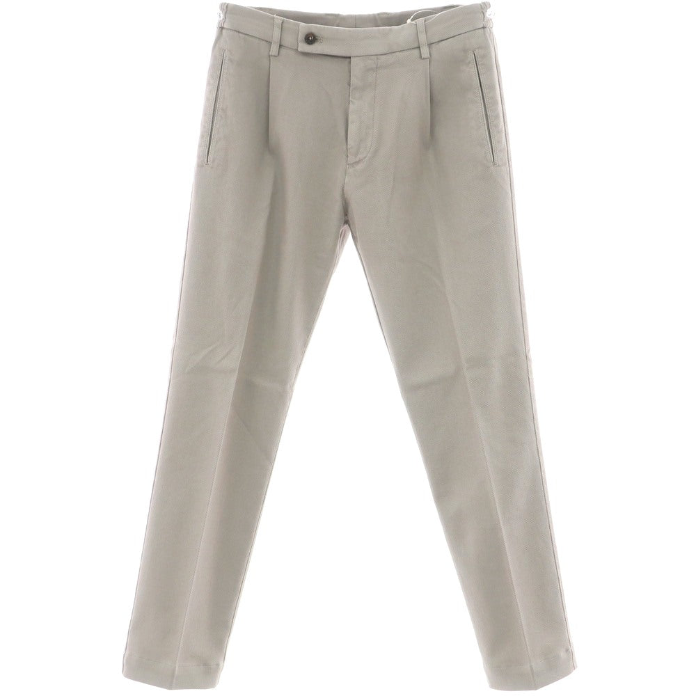[Used] BERWICH Stretch Cotton Lyocell Casual Slacks Pants Beige [46] [Condition Rank B] [Men&