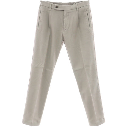 [Used] BERWICH Stretch Cotton Lyocell Casual Slacks Pants Beige [46] [Condition Rank B] [Men&