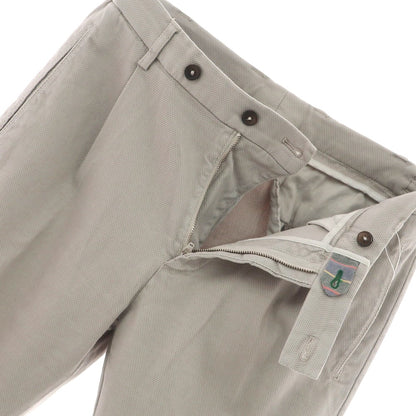 [Used] BERWICH Stretch Cotton Lyocell Casual Slacks Pants Beige [46] [Condition Rank B] [Men&