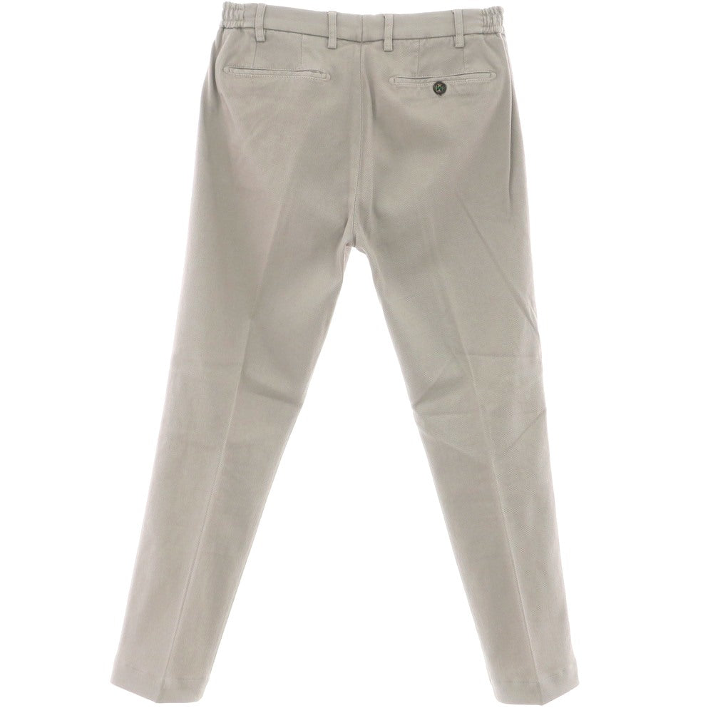 [Used] BERWICH Stretch Cotton Lyocell Casual Slacks Pants Beige [46] [Condition Rank B] [Men&