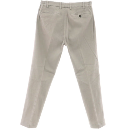 [Used] BERWICH Stretch Cotton Lyocell Casual Slacks Pants Beige [46] [Condition Rank B] [Men&