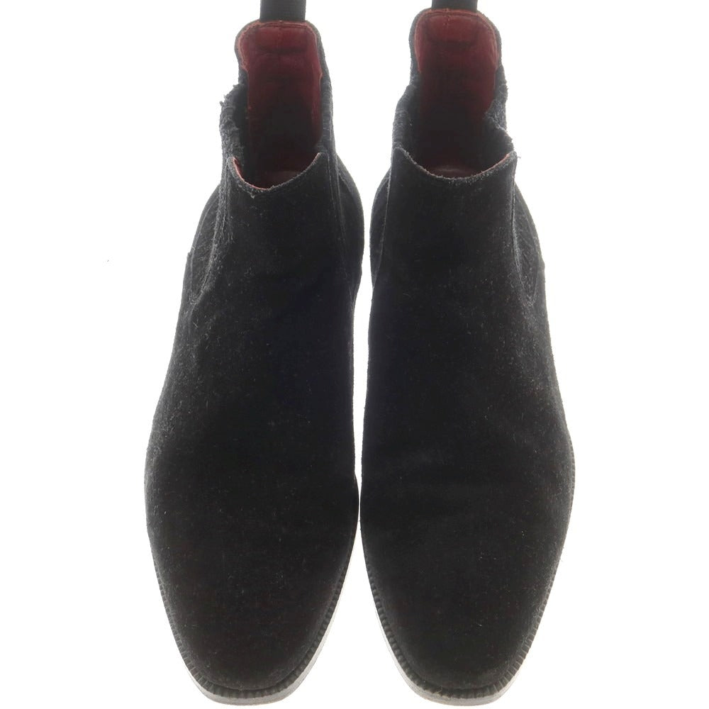 【中古】ディメッラ DI MELLA スエード サイドゴアブーツ ブラック【 6 1/2 】【 状態ランクC 】【 メンズ 】[EPD]