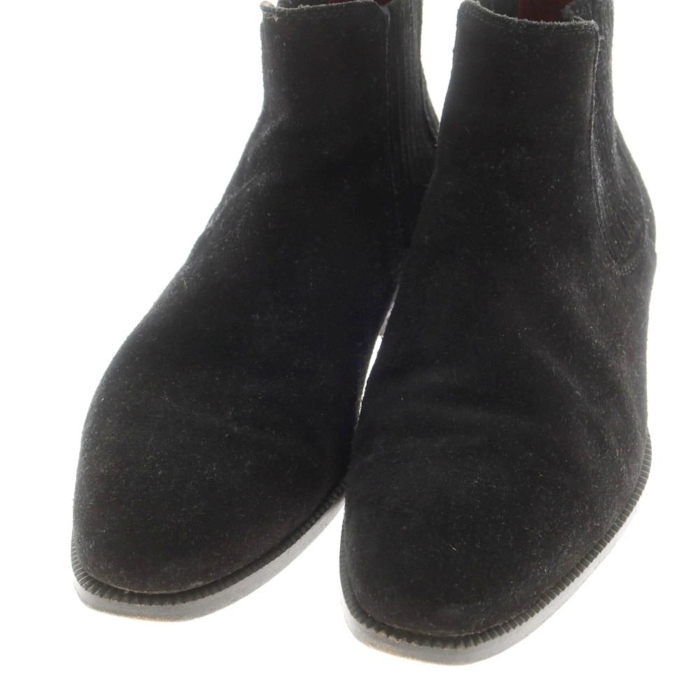 【中古】ディメッラ DI MELLA スエード サイドゴアブーツ ブラック【 6 1/2 】【 状態ランクC 】【 メンズ 】[EPD]