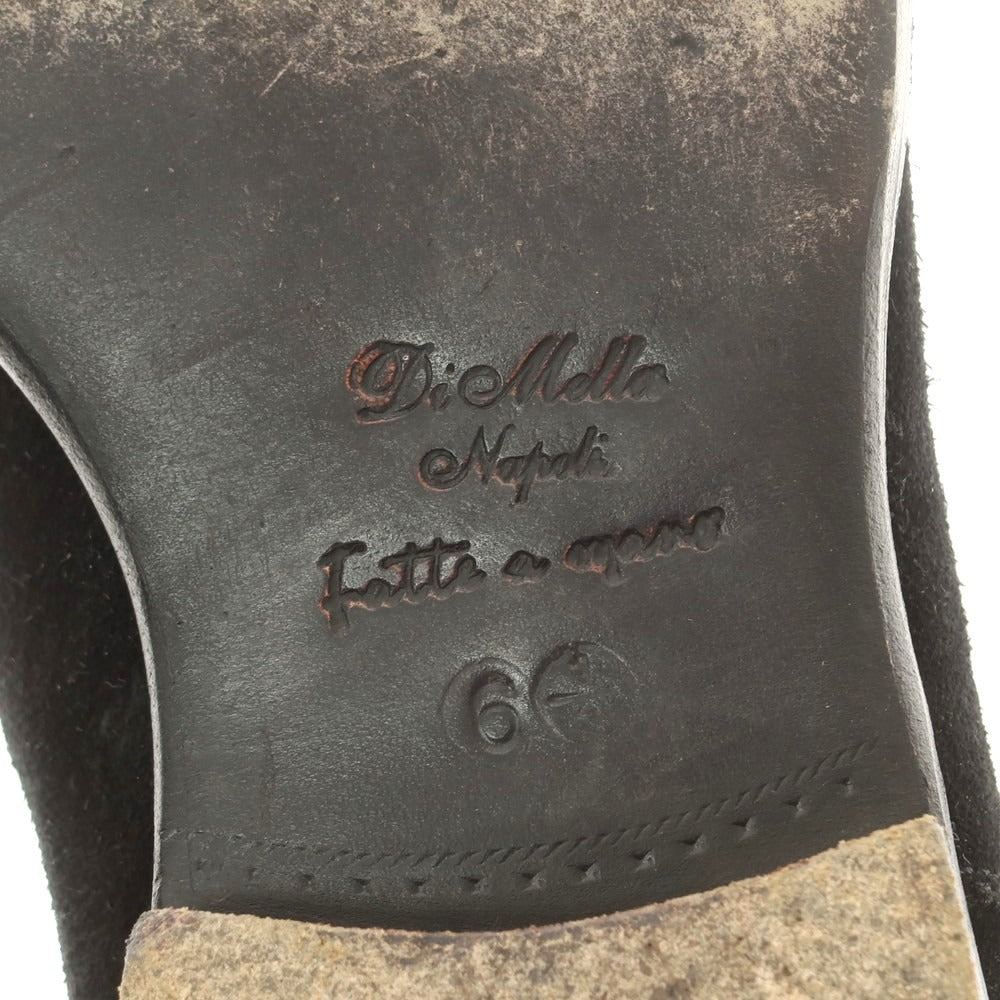 【中古】ディメッラ DI MELLA スエード サイドゴアブーツ ブラック【 6 1/2 】【 状態ランクC 】【 メンズ 】[EPD]