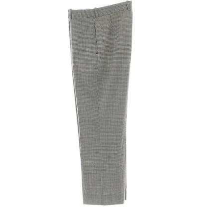 [Used] RE-PURPOSE 2025 Spring/Summer Wool Gingham Check Casual Slacks Pants Black x White [L] [Condition Rank B] [Men&