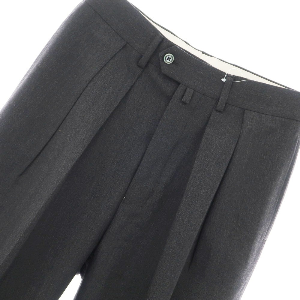 [Used] NEAT wool dress slacks pants, charcoal [No size indicated (L)] [Condition rank B] [Men&