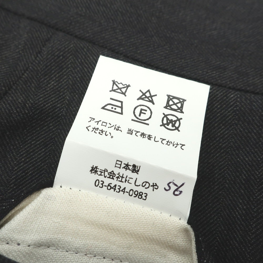 [Used] NEAT wool dress slacks pants, charcoal [No size indicated (L)] [Condition rank B] [Men&