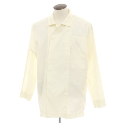 【中古】オム プリッセ イッセイミヤケ HOMME PLISSE ISSEY MIYAKE 2025年春夏 コットン系 カジュアルシャツ クリーム【 表記なし（L位） 】【 状態ランクA 】【 メンズ 】