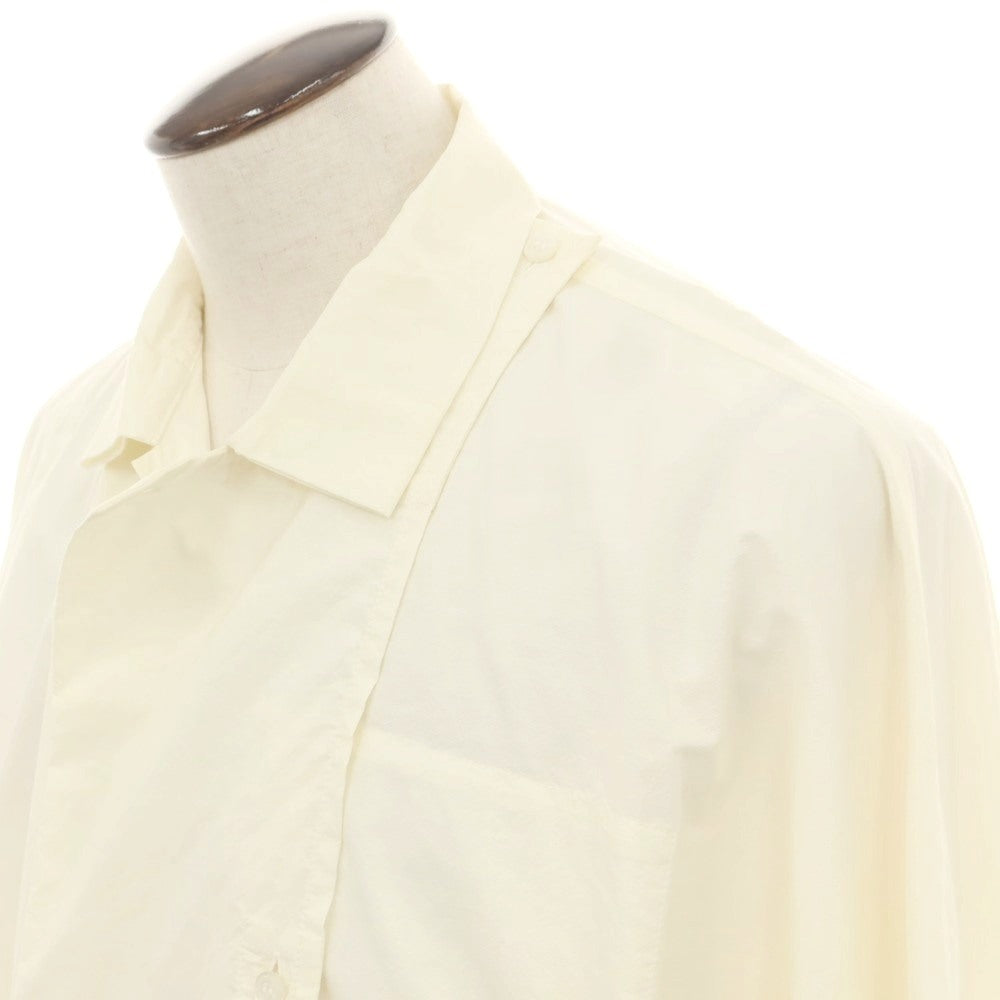 【中古】オム プリッセ イッセイミヤケ HOMME PLISSE ISSEY MIYAKE 2025年春夏 コットン系 カジュアルシャツ クリーム【 表記なし（L位） 】【 状態ランクA 】【 メンズ 】
