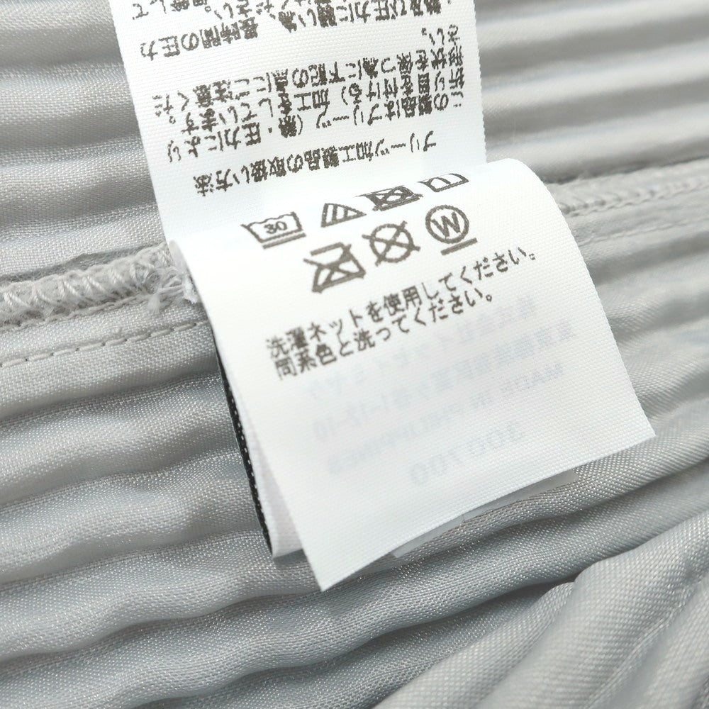 【中古】オム プリッセ イッセイミヤケ HOMME PLISSE ISSEY MIYAKE プリーツ加工 ポリエステル 2B カジュアルジャケット ライトグレー【 1 】【 状態ランクA 】【 メンズ 】