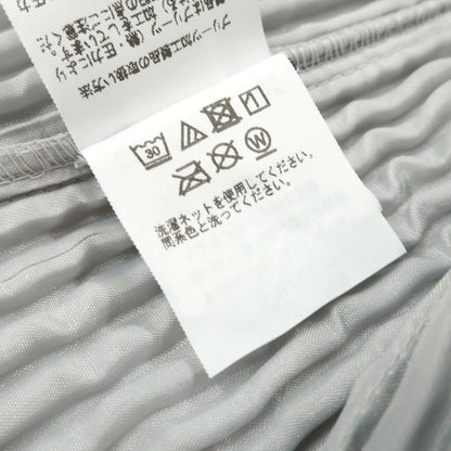 【中古】オム プリッセ イッセイミヤケ HOMME PLISSE ISSEY MIYAKE プリーツ加工 ポリエステル 2B カジュアルジャケット ライトグレー【 1 】【 状態ランクA 】【 メンズ 】