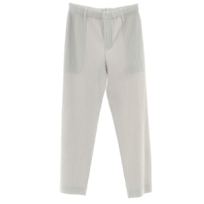 【中古】オム プリッセ イッセイミヤケ HOMME PLISSE ISSEY MIYAKE ポリエステル プリーツ イージーパンツ ライトグレー【 3 】【 状態ランクA 】【 メンズ 】
