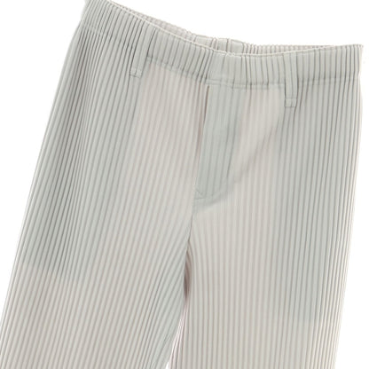 【中古】オム プリッセ イッセイミヤケ HOMME PLISSE ISSEY MIYAKE ポリエステル プリーツ イージーパンツ ライトグレー【 3 】【 状態ランクA 】【 メンズ 】