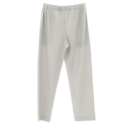 【中古】オム プリッセ イッセイミヤケ HOMME PLISSE ISSEY MIYAKE ポリエステル プリーツ イージーパンツ ライトグレー【 3 】【 状態ランクA 】【 メンズ 】