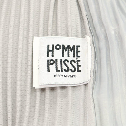 【中古】オム プリッセ イッセイミヤケ HOMME PLISSE ISSEY MIYAKE ポリエステル プリーツ イージーパンツ ライトグレー【 3 】【 状態ランクA 】【 メンズ 】