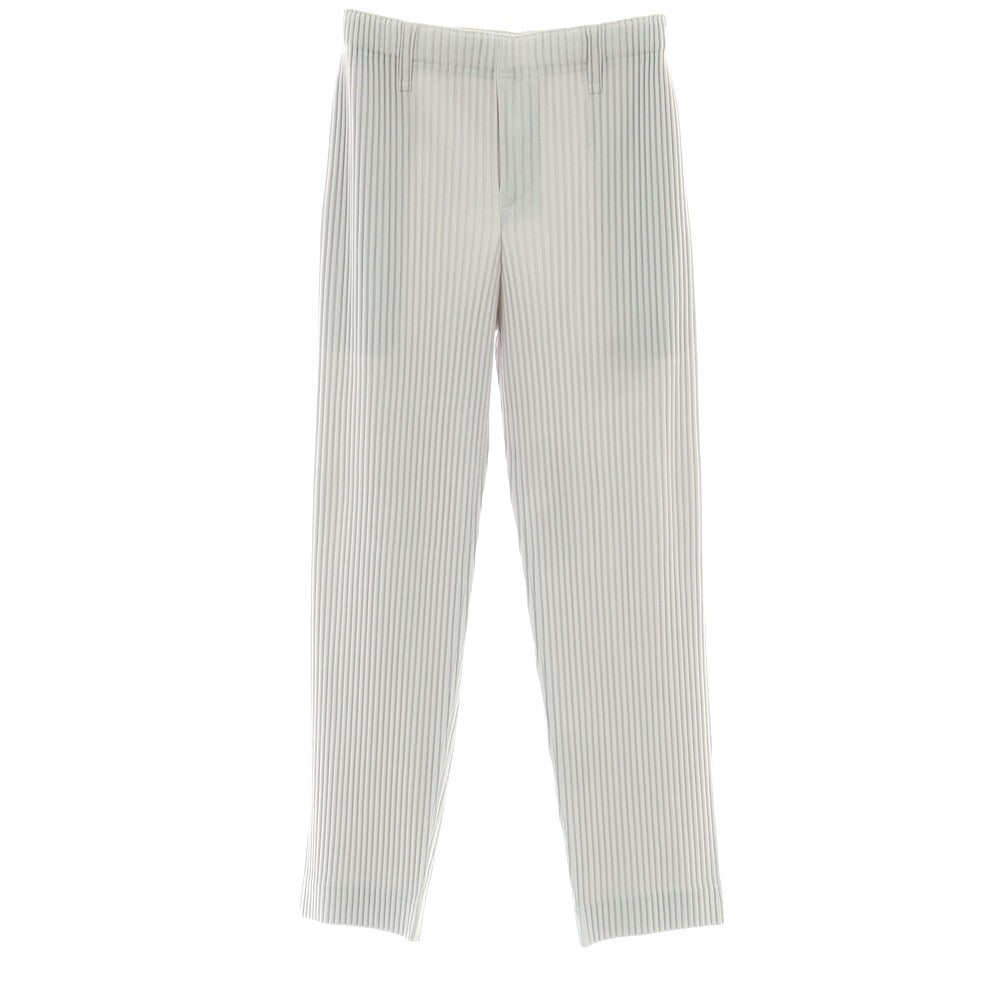 【中古】オム プリッセ イッセイミヤケ HOMME PLISSE ISSEY MIYAKE ポリエステル プリーツ イージーパンツ ライトグレー【 1 】【 状態ランクA 】【 メンズ 】