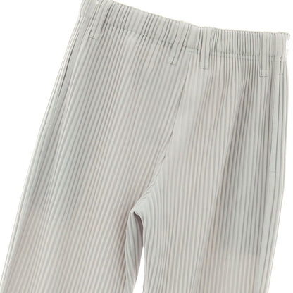 【中古】オム プリッセ イッセイミヤケ HOMME PLISSE ISSEY MIYAKE ポリエステル プリーツ イージーパンツ ライトグレー【 1 】【 状態ランクA 】【 メンズ 】