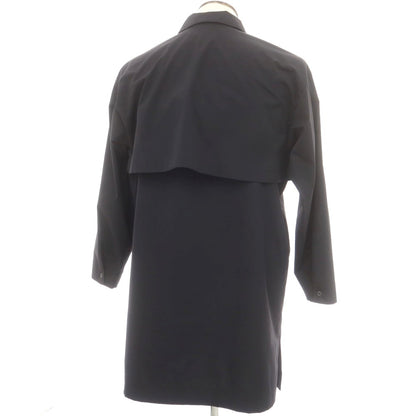 【中古】オム プリッセ イッセイミヤケ HOMME PLISSE ISSEY MIYAKE 2025年春夏 ポリエステル系 パッカブル オープンカラー ロング カジュアルシャツ ブラック【 表記なし（L位） 】【 状態ランクA 】【 メンズ 】
