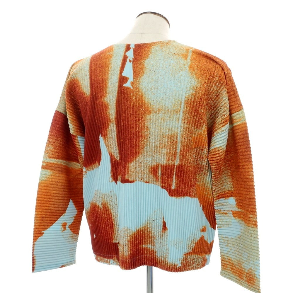 [Used] Homme Plissé Issey Miyake Spring/Summer 2025 Pleated Cut and Sew Orange [No description (L size)] [Condition Rank A] [Men&
