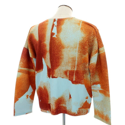 [Used] Homme Plissé Issey Miyake Spring/Summer 2025 Pleated Cut and Sew Orange [No description (L size)] [Condition Rank A] [Men&