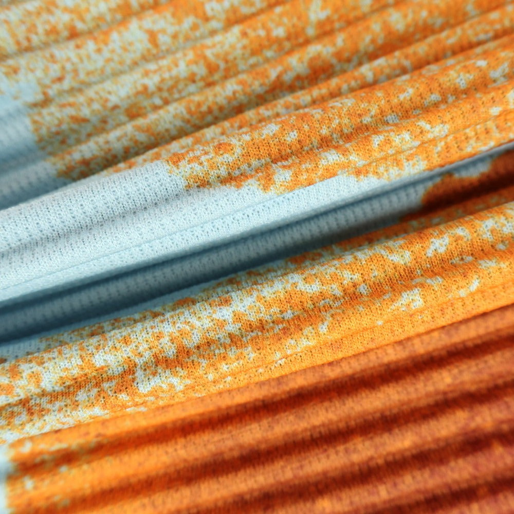 [Used] Homme Plissé Issey Miyake Spring/Summer 2025 Pleated Cut and Sew Orange [No description (L size)] [Condition Rank A] [Men&