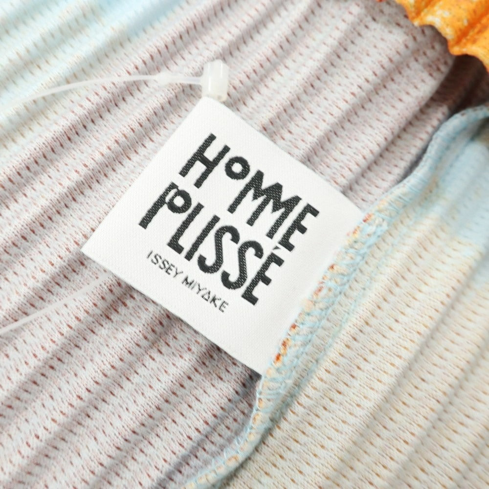 [Used] Homme Plissé Issey Miyake Spring/Summer 2025 Pleated Cut and Sew Orange [No description (L size)] [Condition Rank A] [Men&