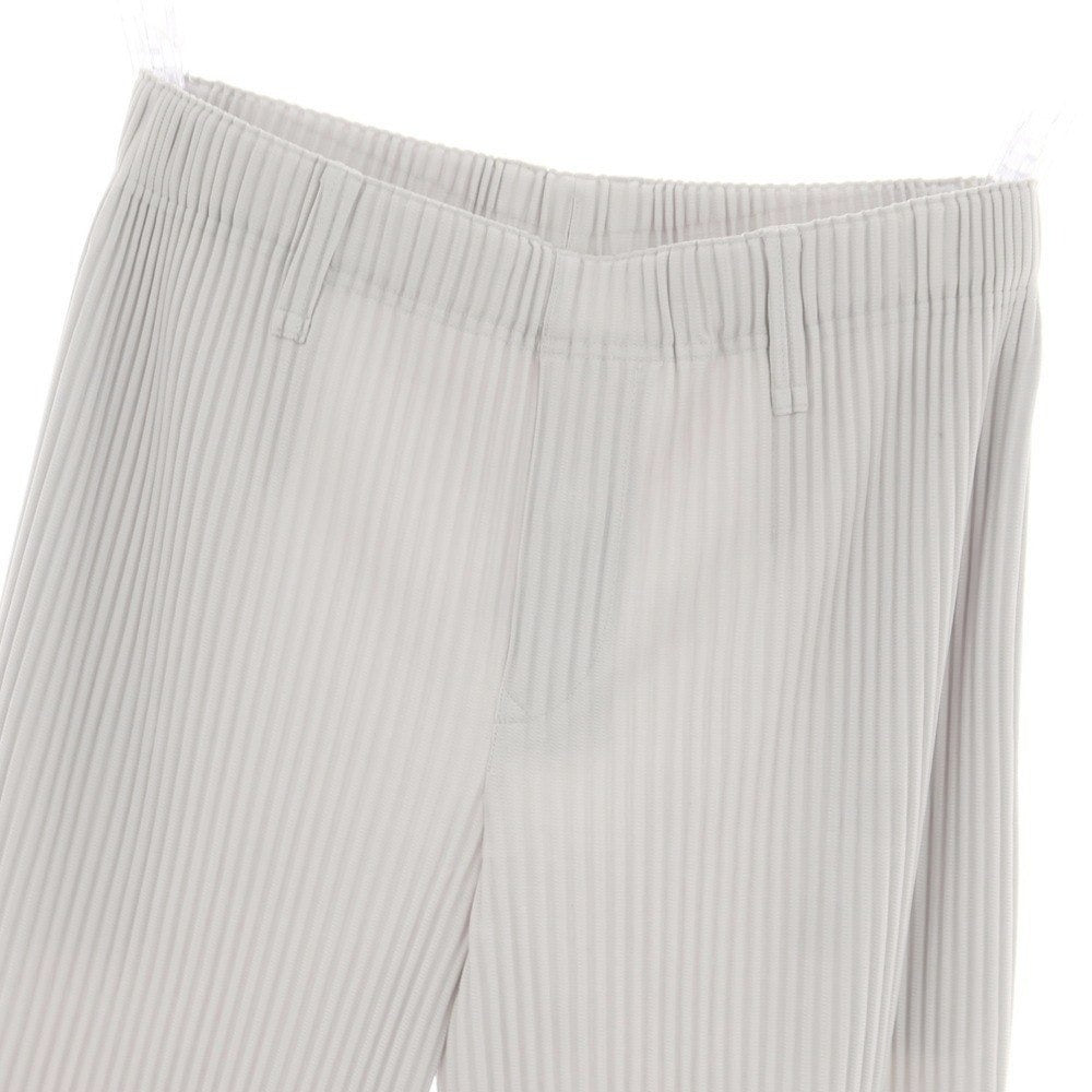 【中古】オム プリッセ イッセイミヤケ HOMME PLISSE ISSEY MIYAKE ポリエステル プリーツ イージーパンツ ライトグレー【 サイズ3 】【 状態ランクA 】【 メンズ 】 [CPD]