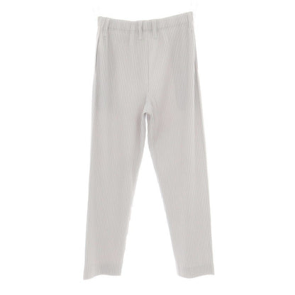 【中古】オム プリッセ イッセイミヤケ HOMME PLISSE ISSEY MIYAKE ポリエステル プリーツ イージーパンツ ライトグレー【 3 】【 状態ランクA 】【 メンズ 】