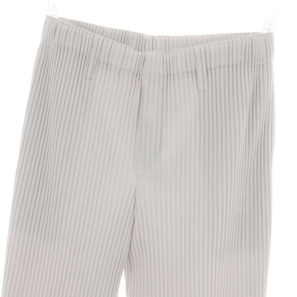 【中古】オム プリッセ イッセイミヤケ HOMME PLISSE ISSEY MIYAKE ポリエステル プリーツ イージーパンツ ライトグレー【 3 】【 状態ランクB 】【 メンズ 】