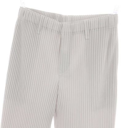 【中古】オム プリッセ イッセイミヤケ HOMME PLISSE ISSEY MIYAKE ポリエステル プリーツ イージーパンツ ライトグレー【 3 】【 状態ランクB 】【 メンズ 】